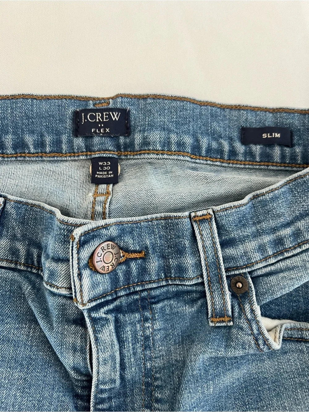 J Crew Classic Medium Wash Blue Jeans